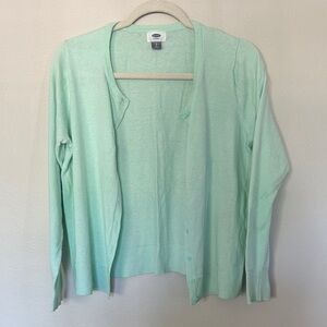 Old Navy Women's Mint Cardigan Sweater